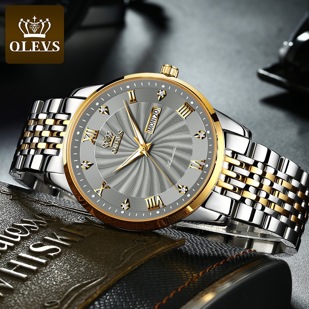 OLEVS Automatic Men's Watch Original Wrist watch Stainless steel Waterproof Swiss Movement Business TOP Brand Relógio Masculino