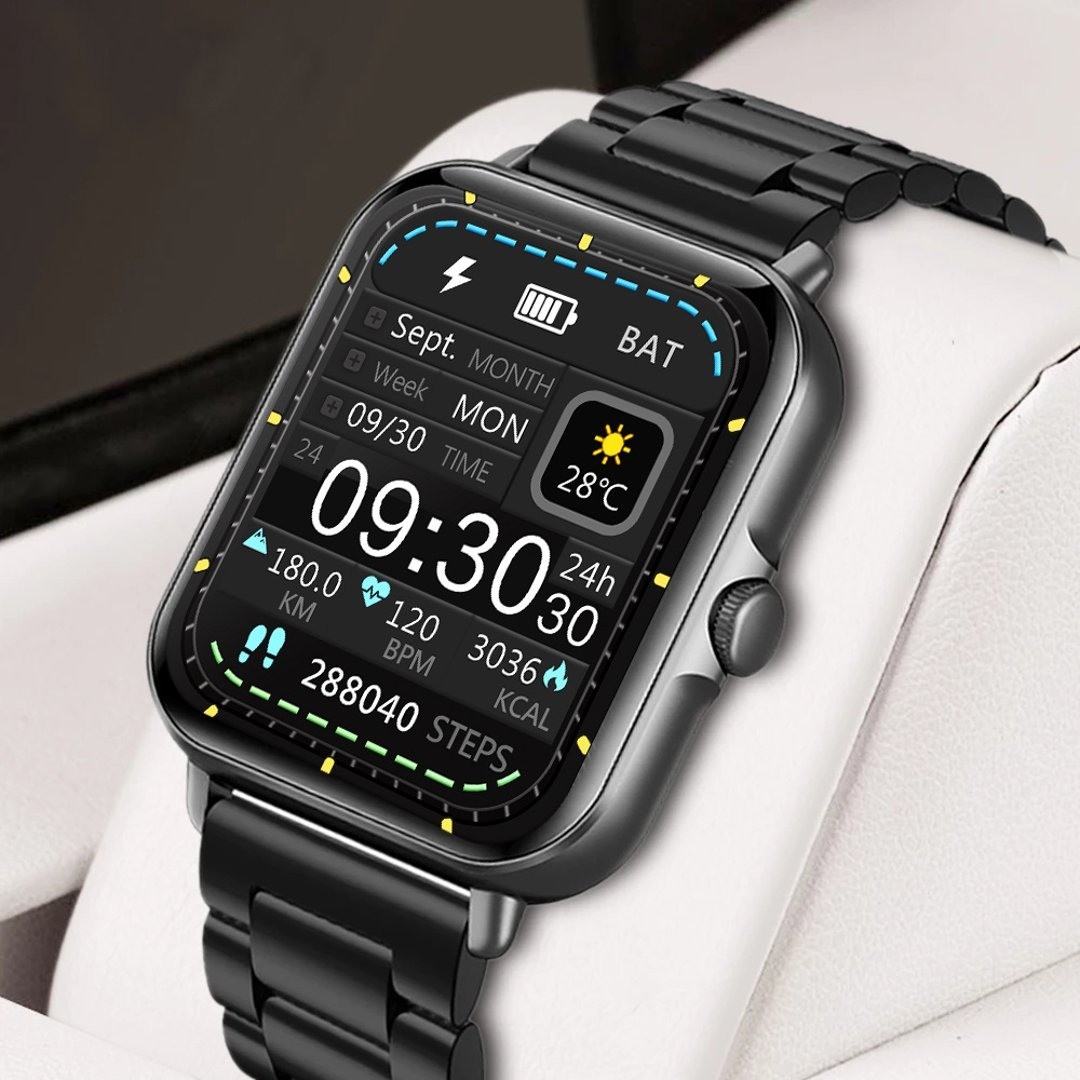 Original GT30 Smartwatch Bluetooth Phone Call Smart Watch 1.69 Inch Full Touch Screen Fitness Metal Wristwatches