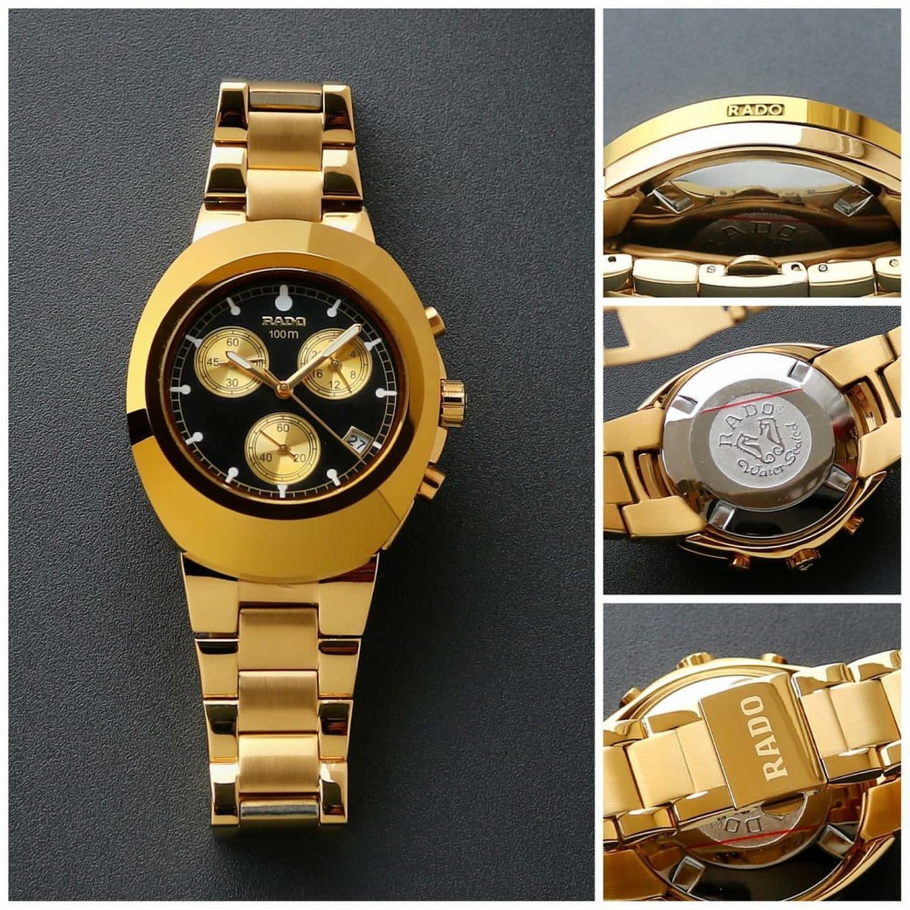 Rado Gold Diastar Chronograph Gold watch