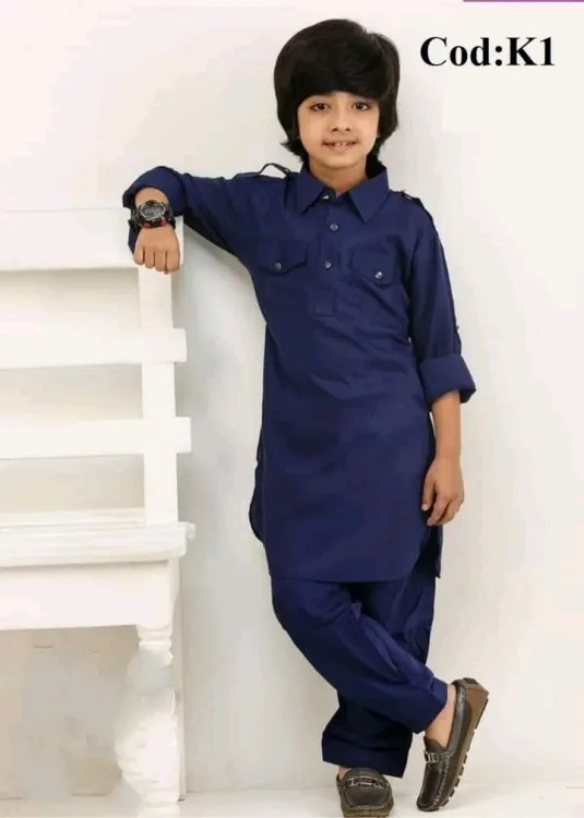 Vastramay Kids Solid Kurta Sets
